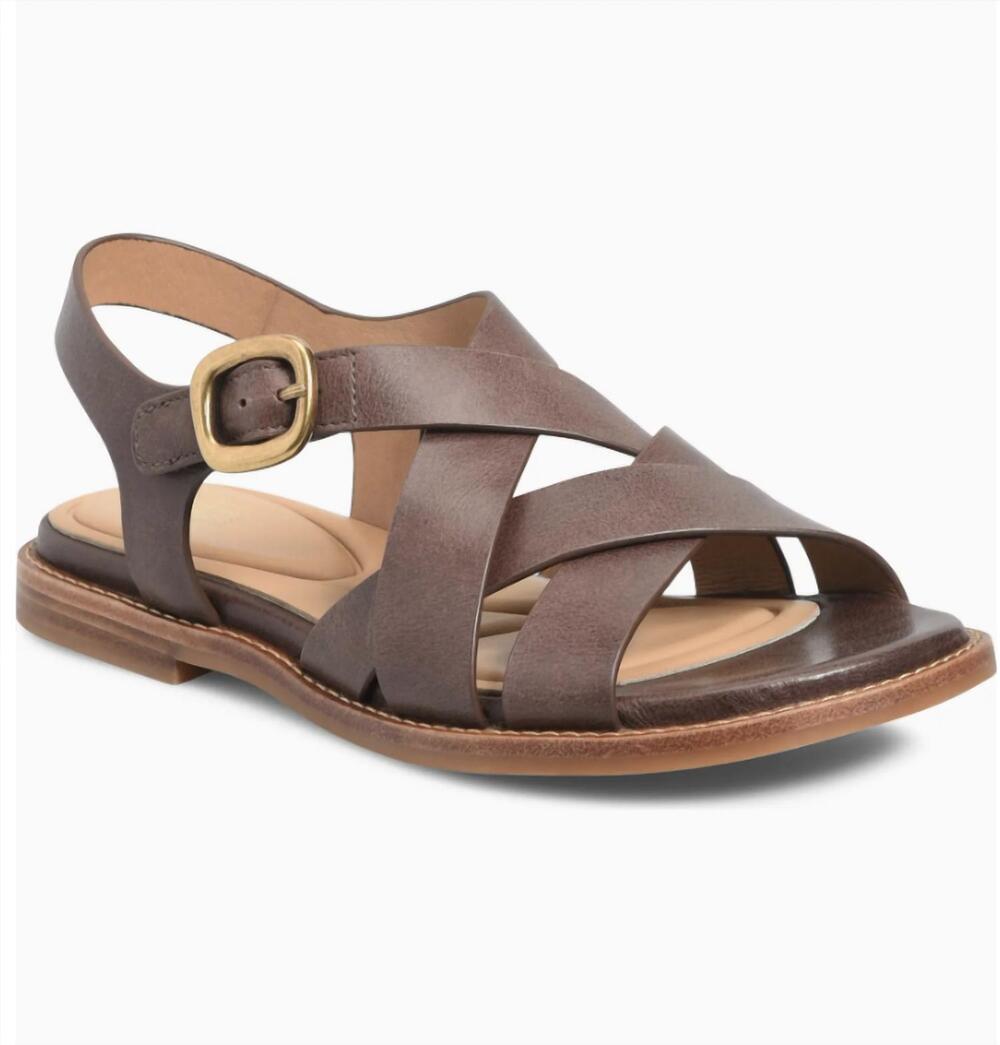 NEW SOFFT women's nancy sandal in brown